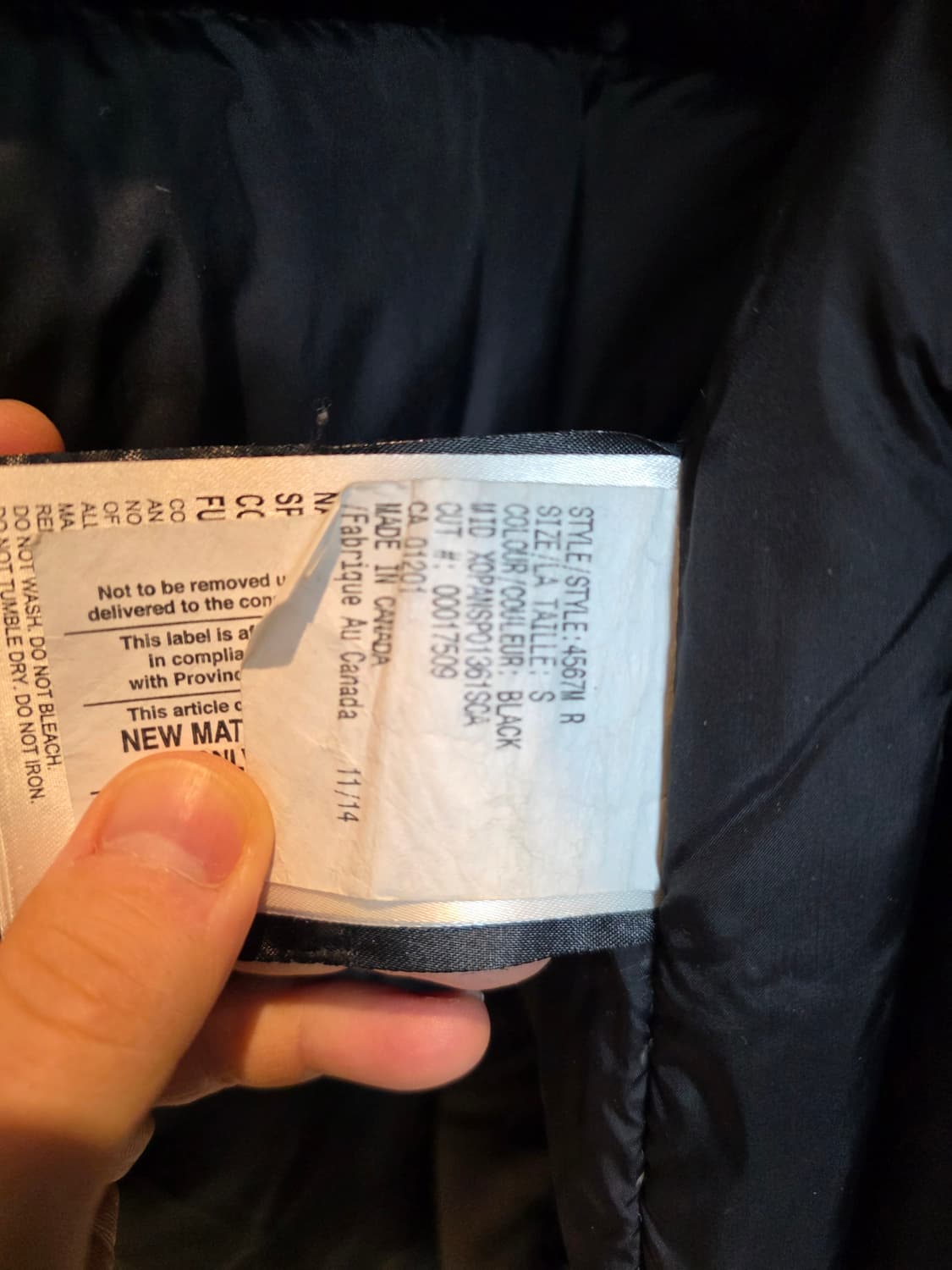 캐나다구스 시타델 블랙 s 사이즈 상품이미지5