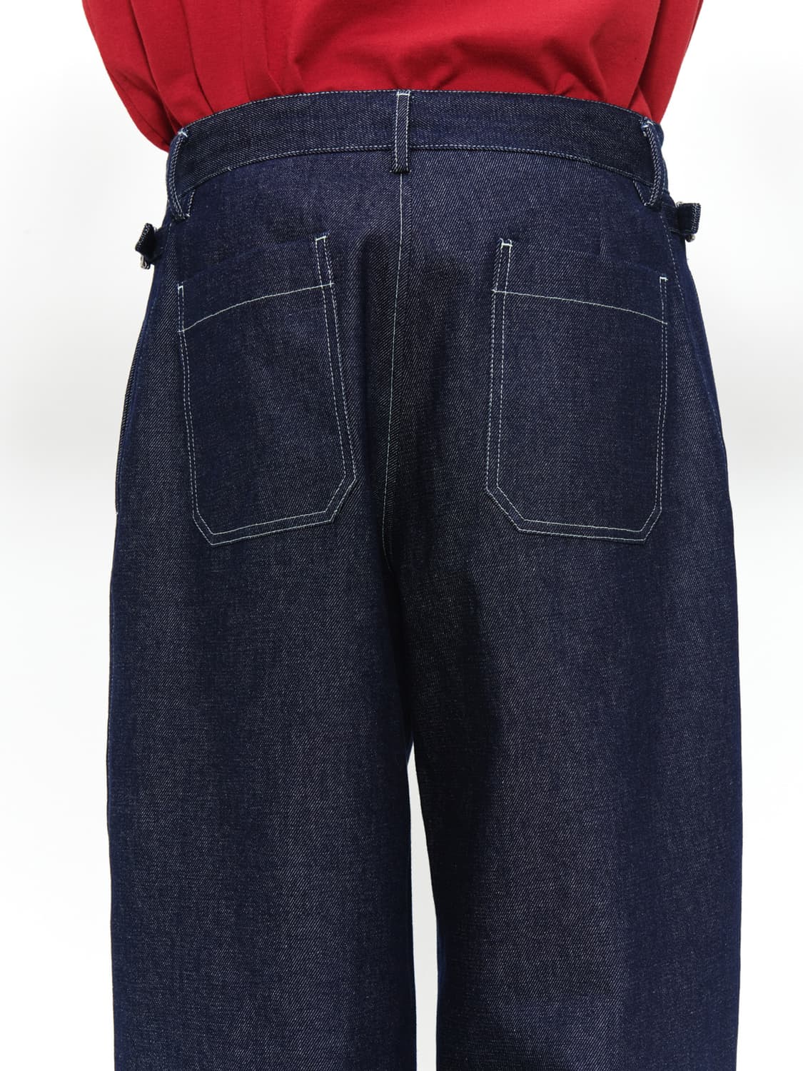 AFTERPRAY 애프터프레이 ONE TUCK TAPERED DENIM 상품이미지2