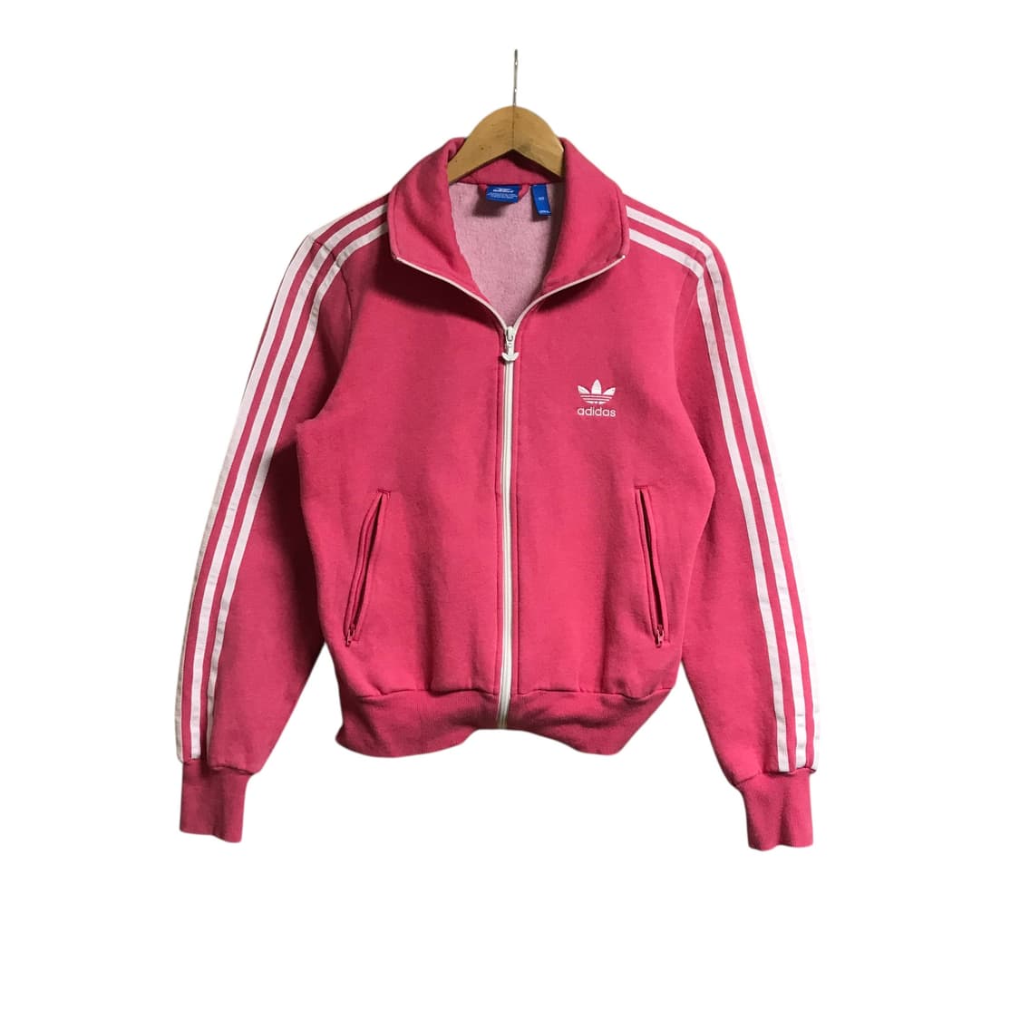 아디다스 분홍 코튼 집업져지 상품이미지2
