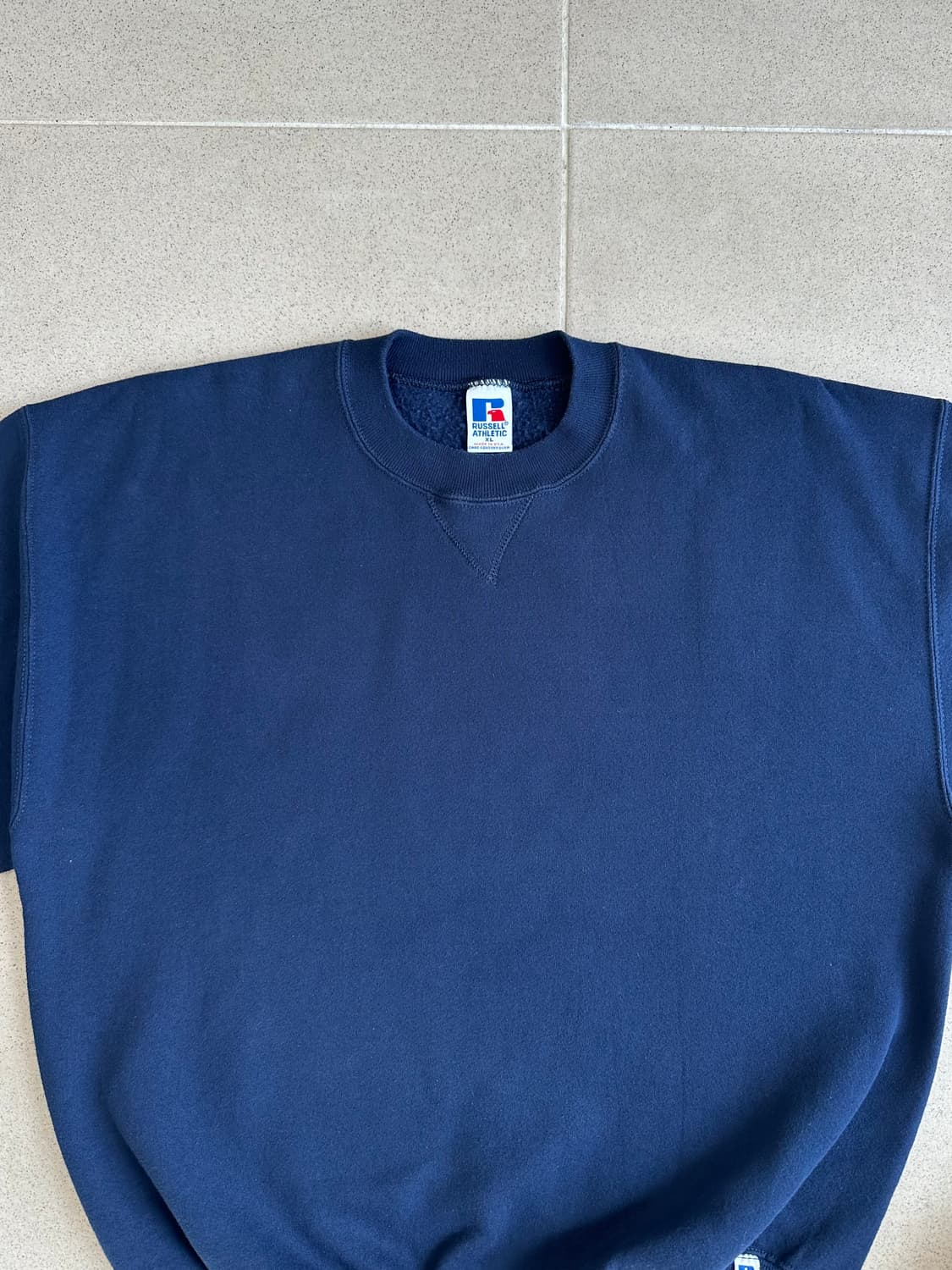 90s 빈티지 러셀 스웻셔츠 네이비 XL USA 상품이미지4