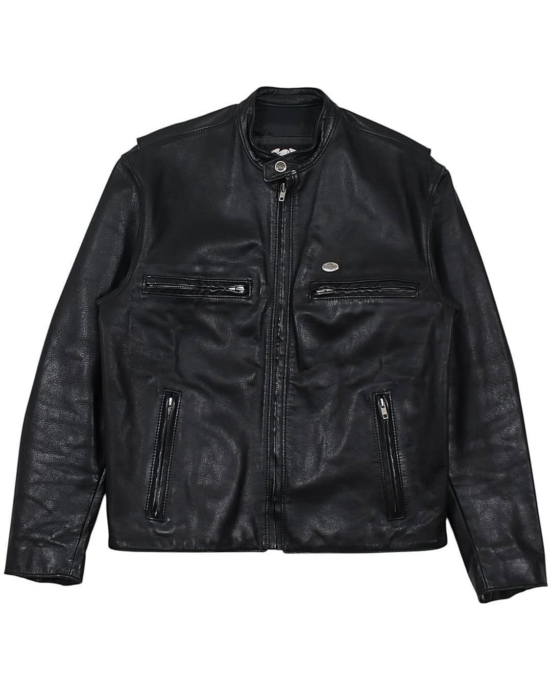 2001 USA 할리데이비슨 모터사이클 레더 자켓 빈티지 미국제 가죽 상품이미지1