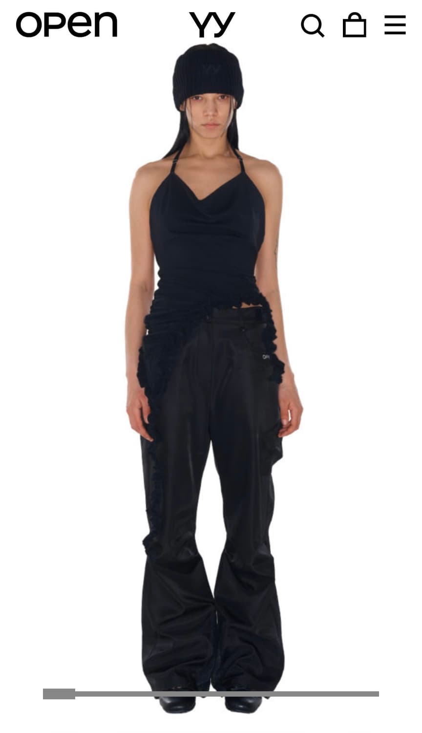 Open yy 오픈와이와이 팬츠 스키 바지 블랙 상품이미지2