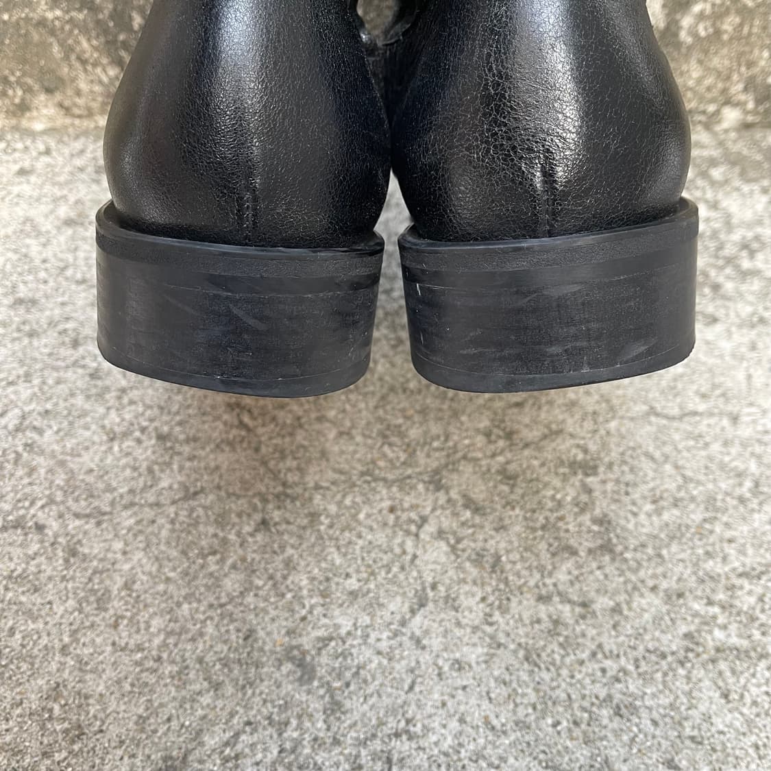 [270] mmrb 크랙 레더 부츠 블랙 상품이미지7