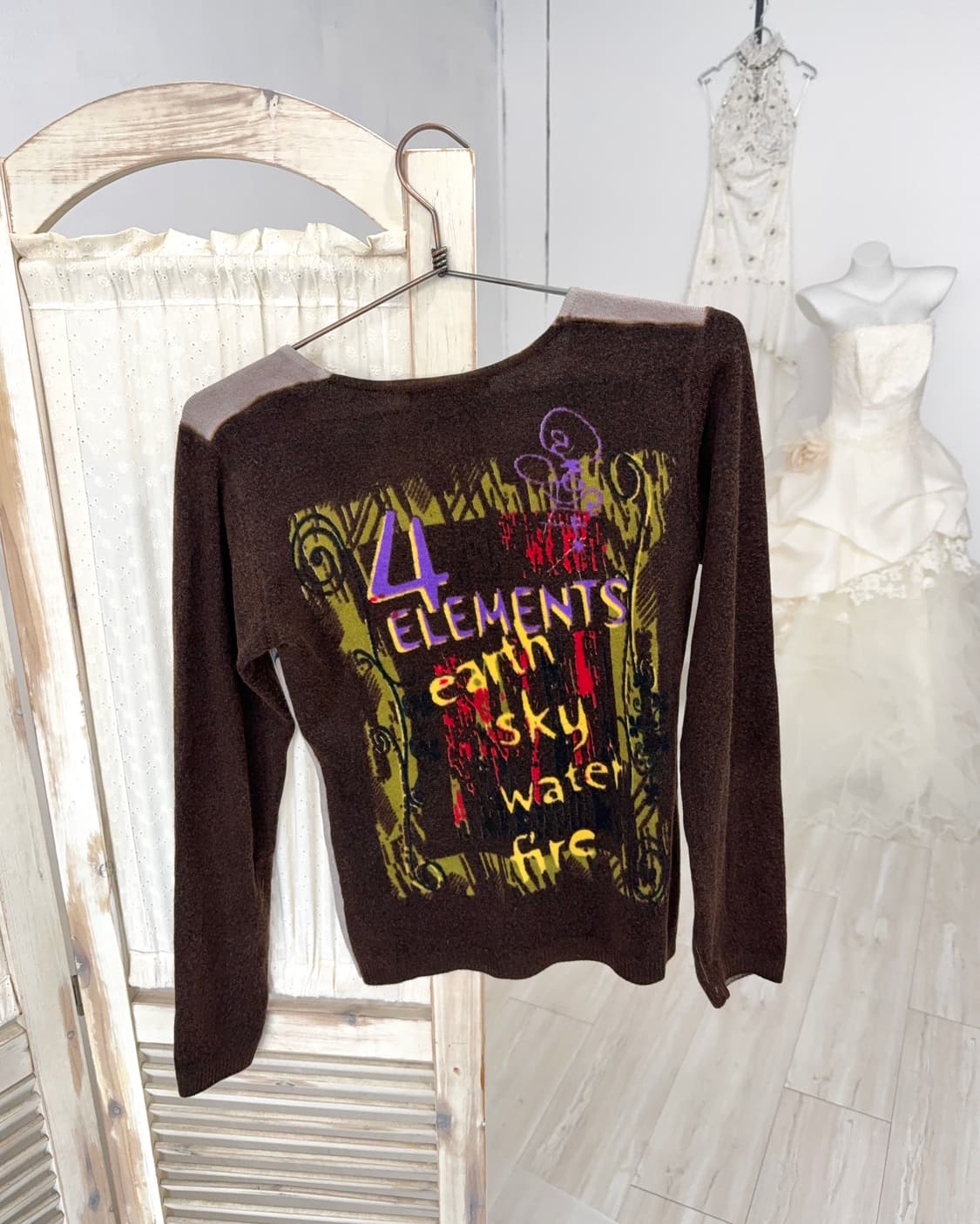 Kashitu y2k graphic knit long sleeve 상품이미지3