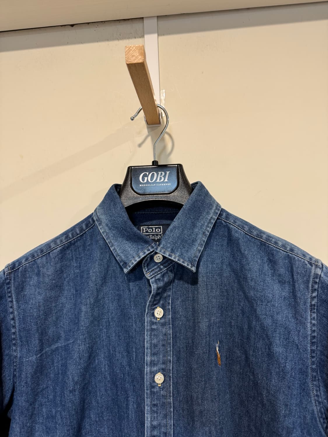 폴로랄프로렌 슬림핏 데님 셔츠  상품이미지7