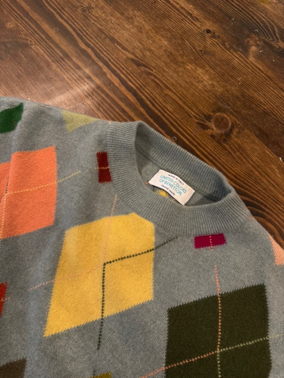 베네통 램스울 니트 100 상품이미지8