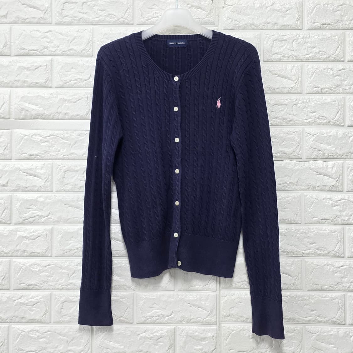 폴로랄프로렌 네이비 케이블 가디건 M 상품이미지1