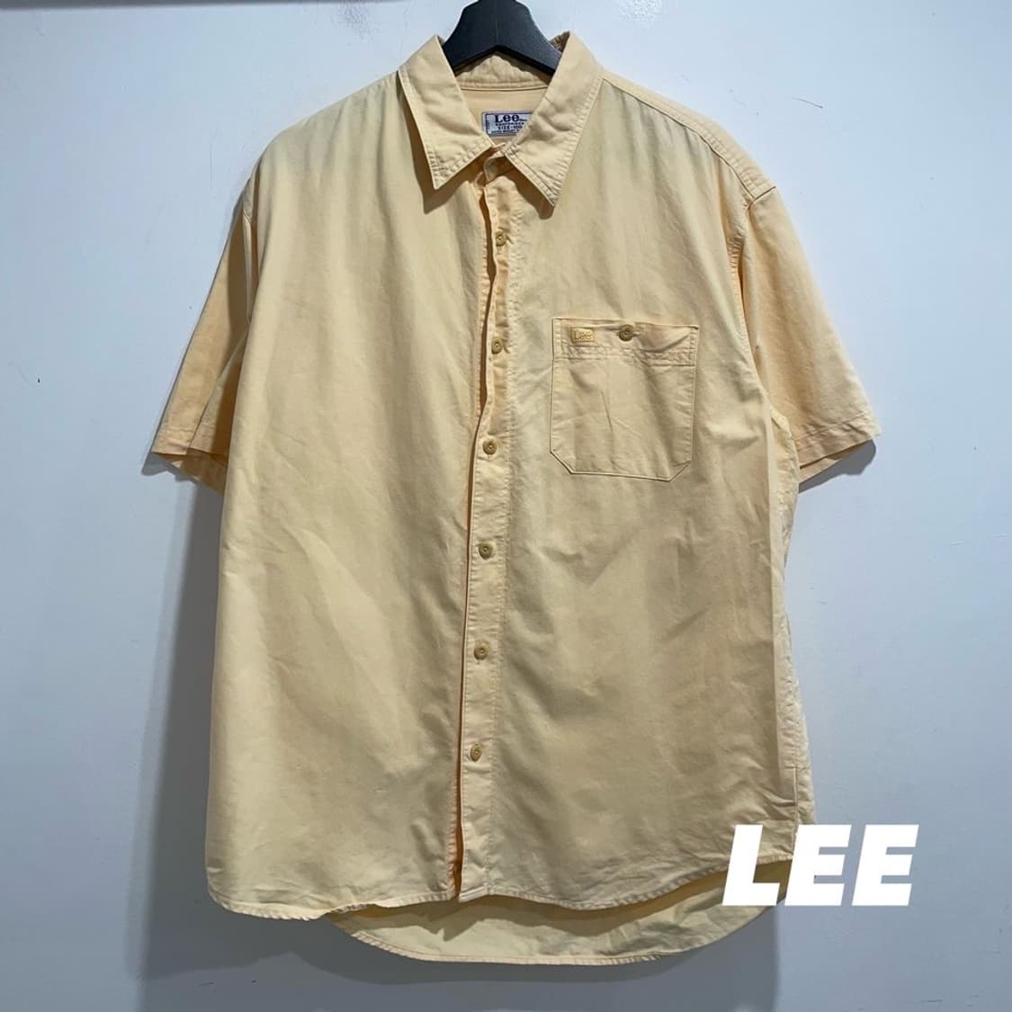 리 워크 솔리드 반팔셔츠 상품이미지1