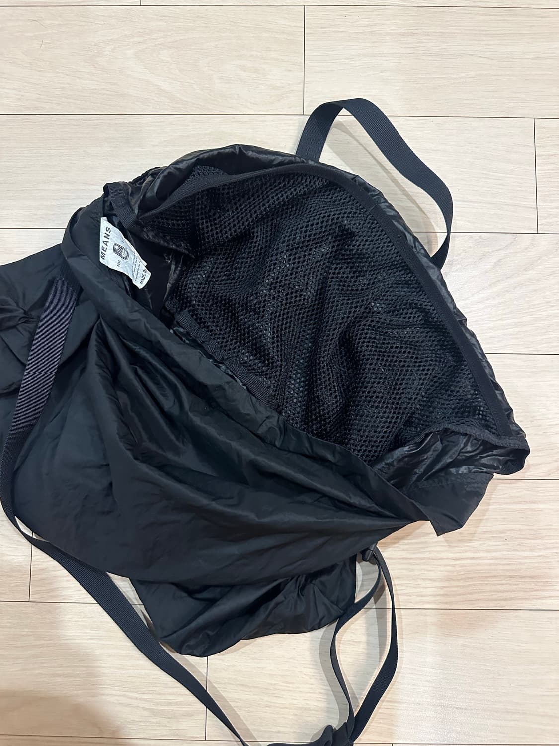 앤즈앤드민즈 패커블 숄더백 블랙 상품이미지6