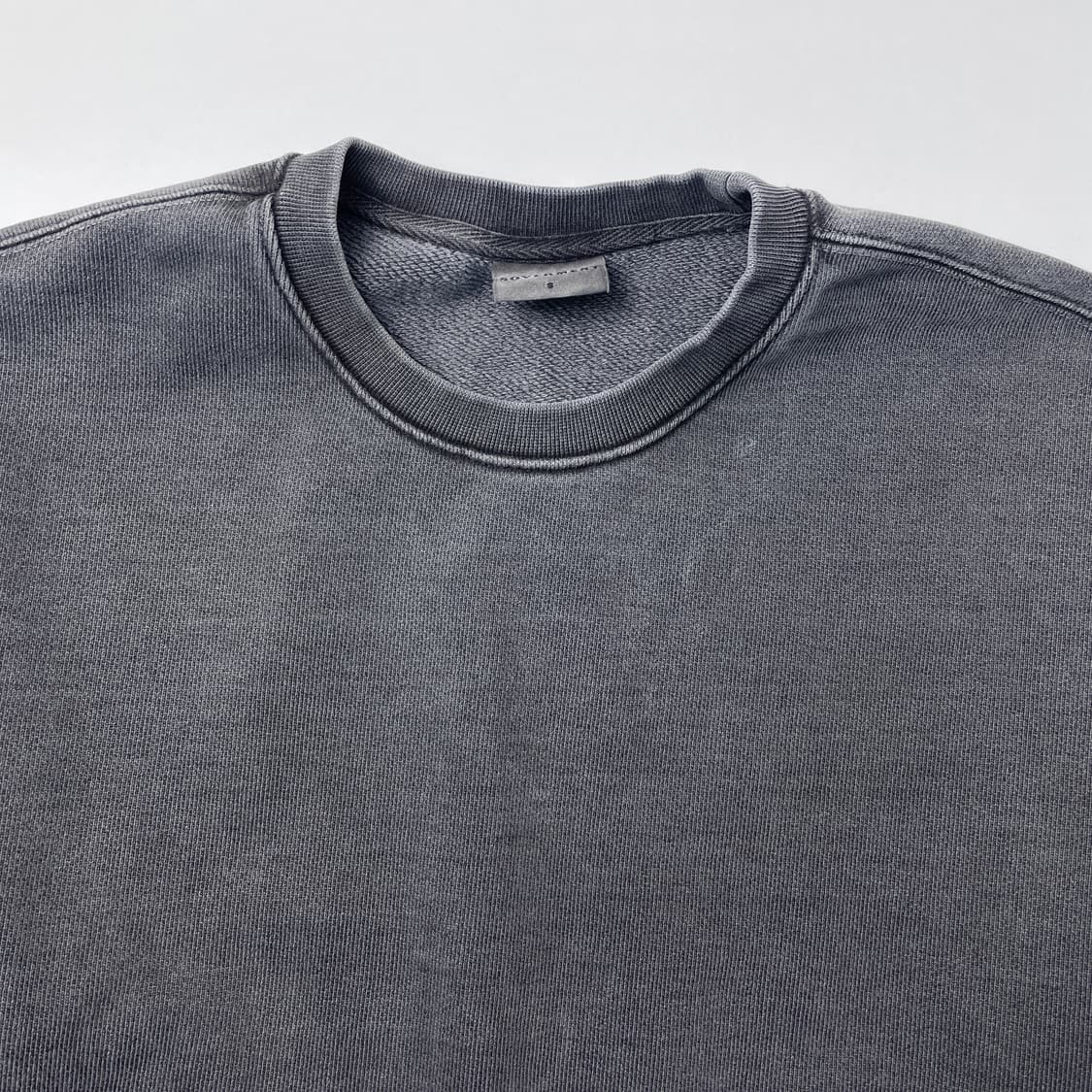 소버먼트 빈티지 워싱 맨투맨 티셔츠 S 상품이미지3