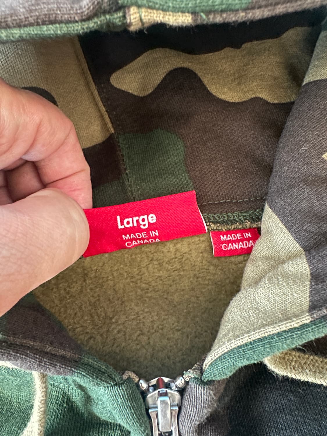 슈프림 컬리지에이트 후드 우드랜드 상품이미지4