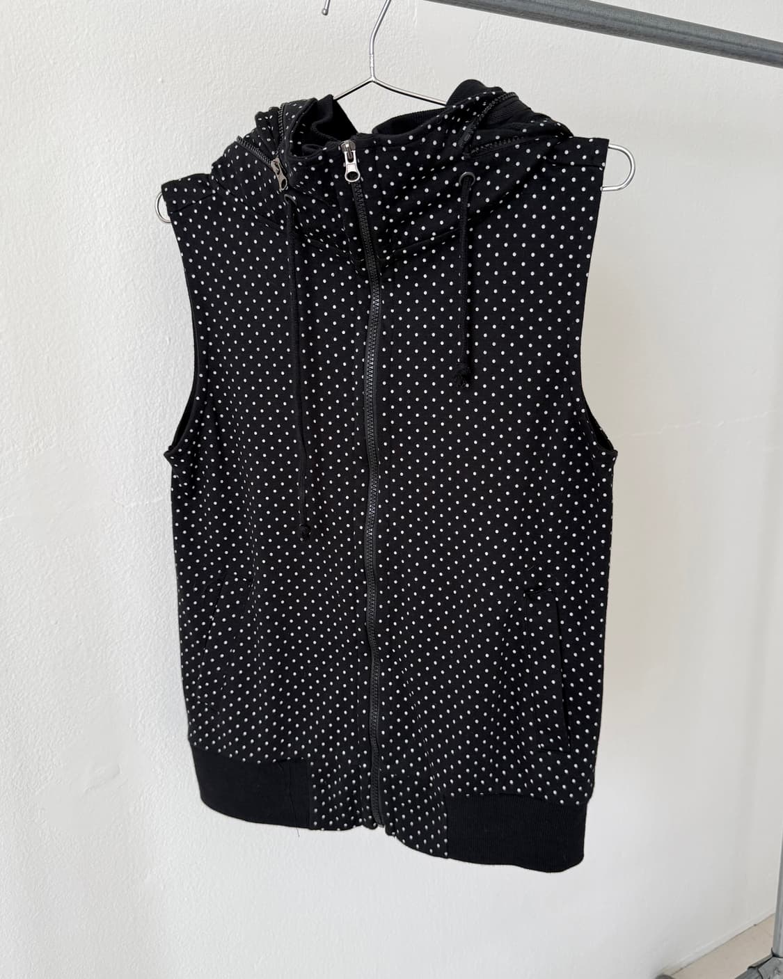 Modified 도트 베스트 집업 상품이미지3