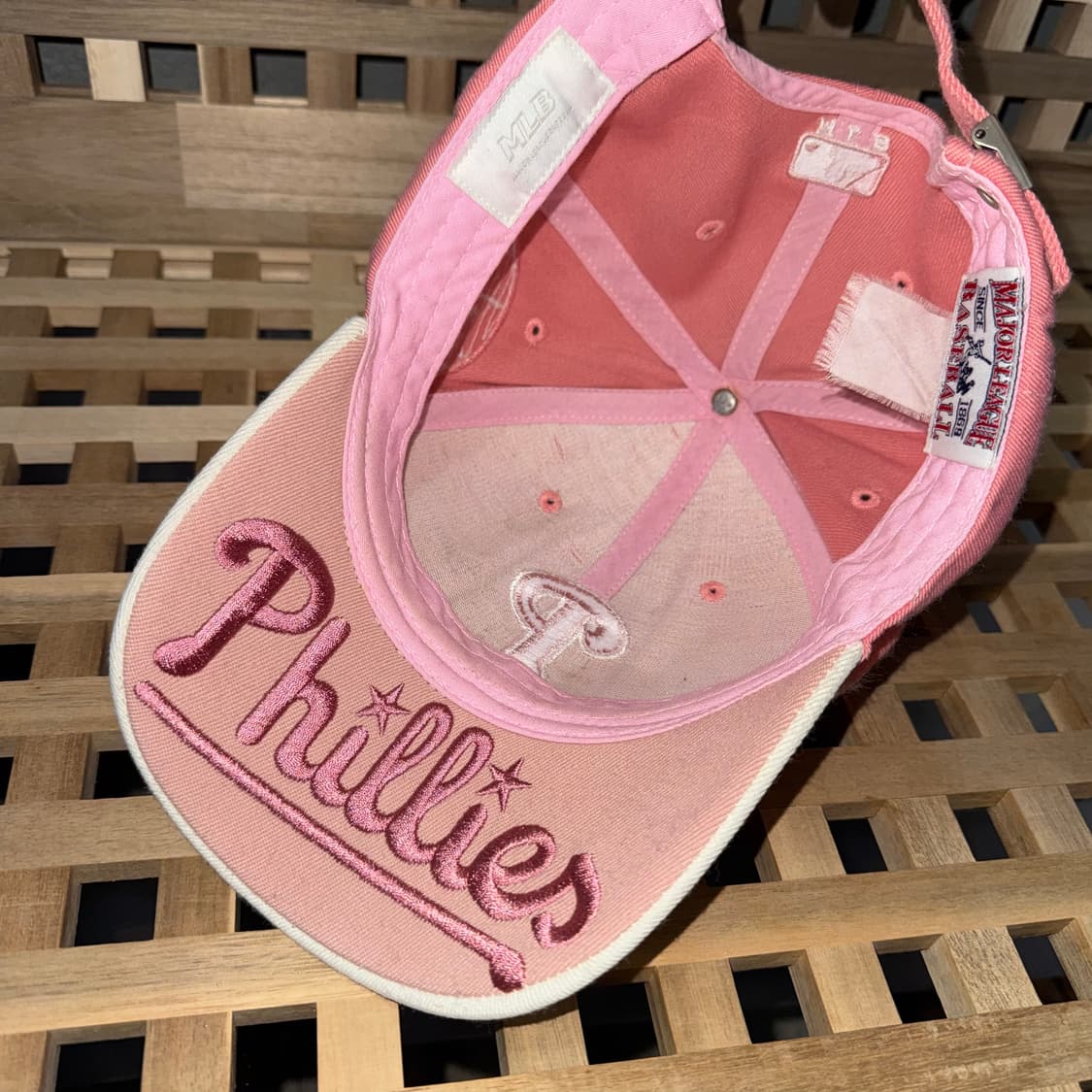 mlb 필라델피아 필리스 핑크 투톤 캡 상품이미지6