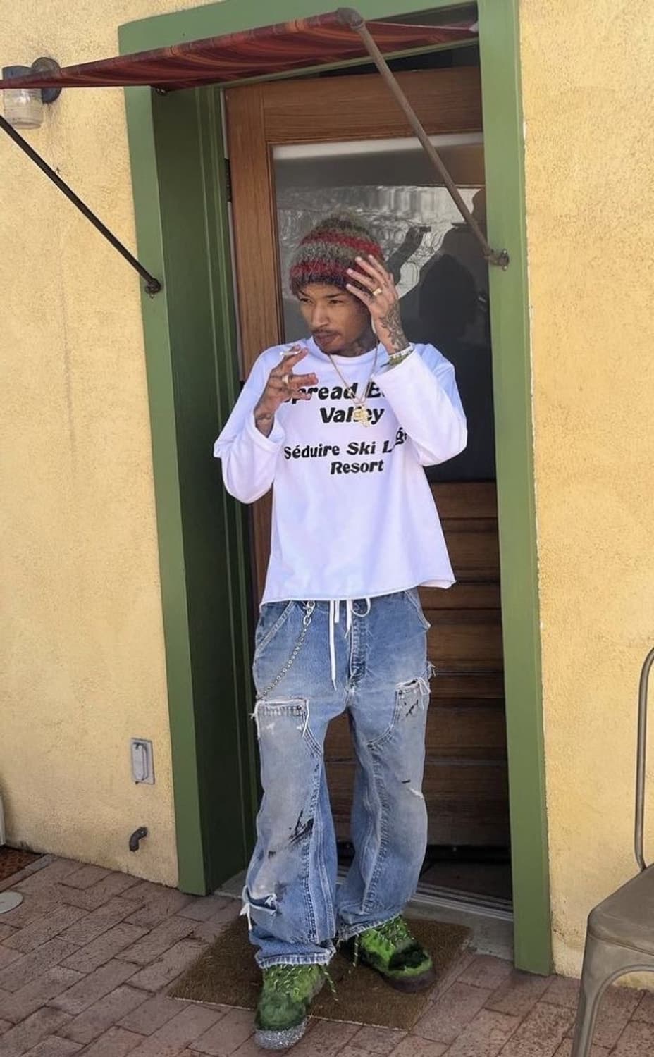 OG 칼하트 데님 더블니 팬츠 칼하트 B73 썩블니 상품이미지3