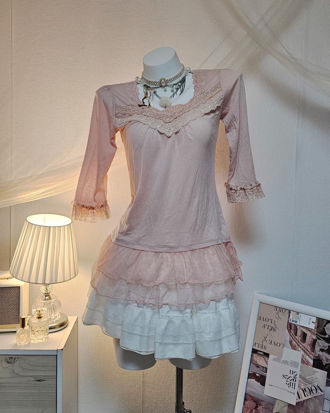 Pink fairy look style set 상품이미지8