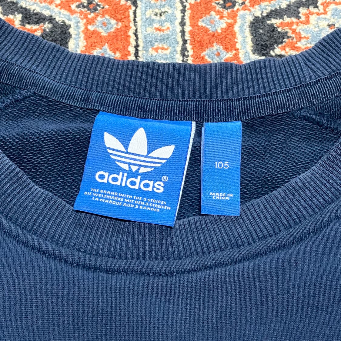 아디다스 파이어버드 호피 네이비 맨투맨 남성105 상품이미지4