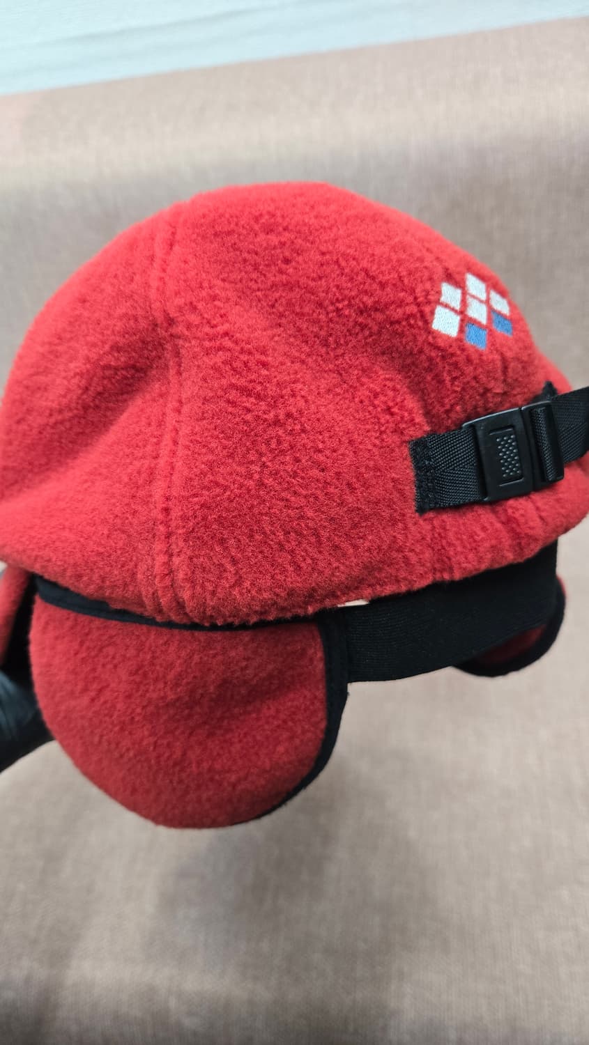 몽벨 플리스 귀마개 볼캡 레드 상품이미지4