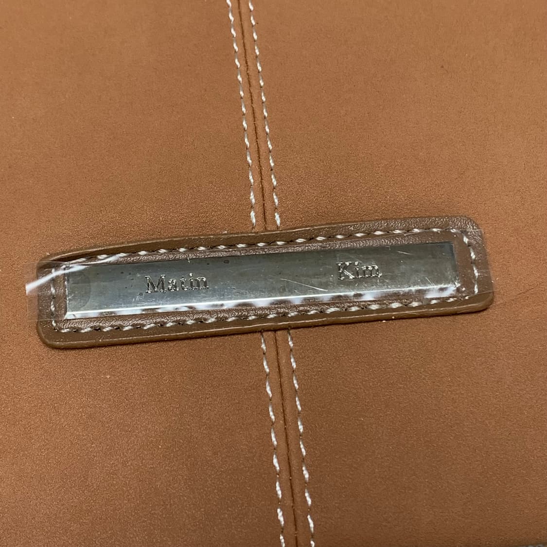 새상품) 마뗑킴 스웨이드 레더백 보부상백 상품이미지2