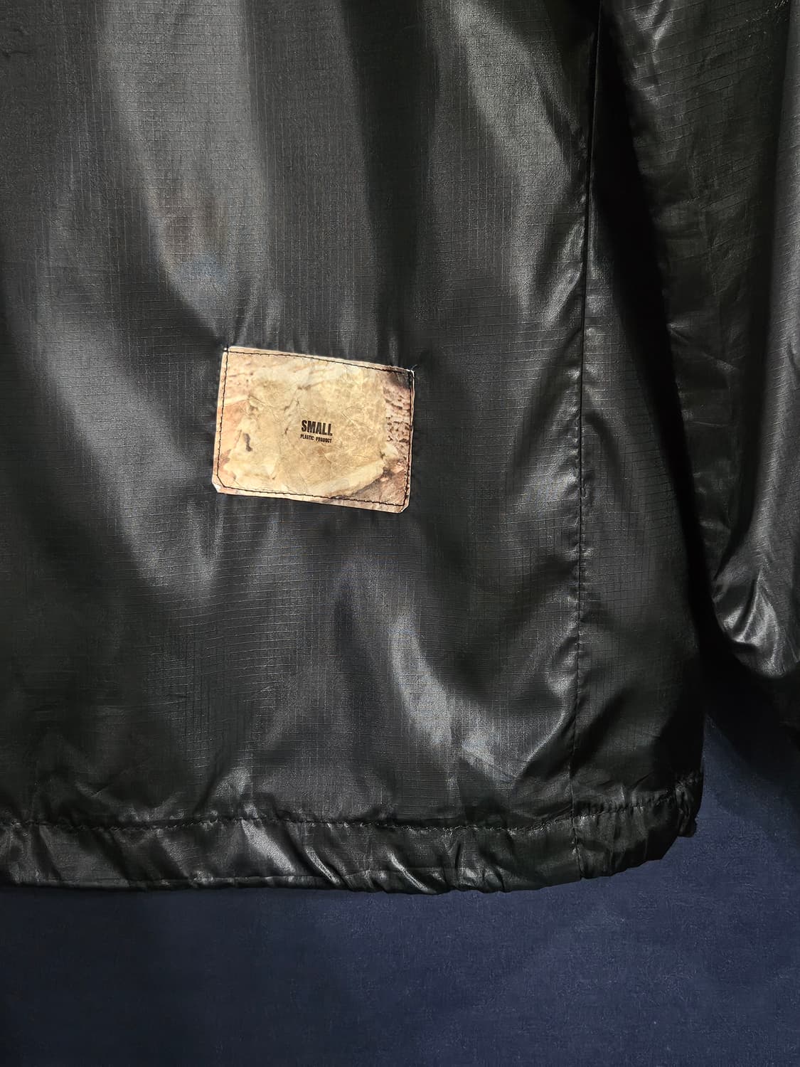 플라스틱 프로덕트 블랙 남성 세미오버핏 95 방풍 바람막이 자켓  상품이미지9