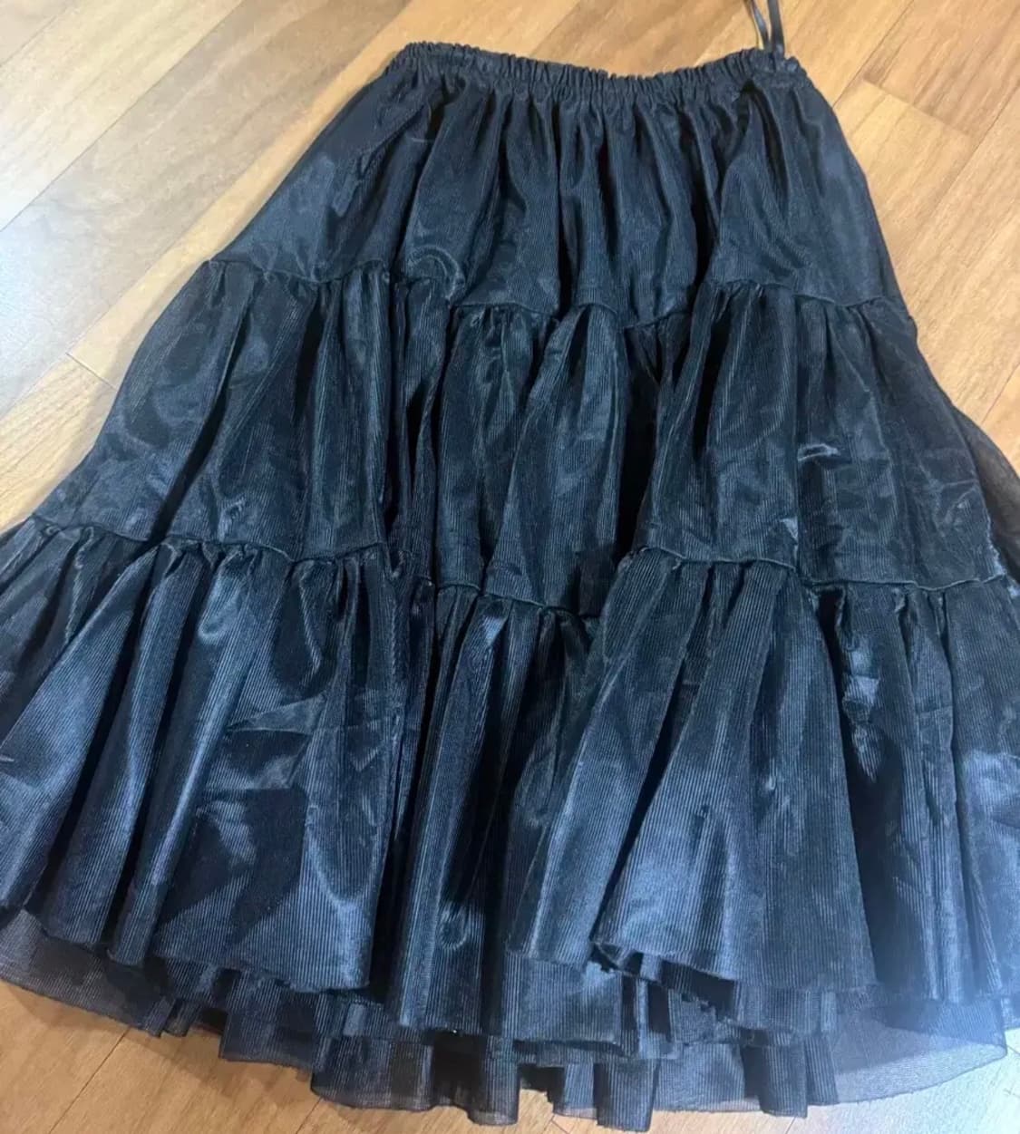 바디라인 스커트 치마 로리타 티어드 스커트 캉캉스커트 미디치마 펑크 상품이미지3