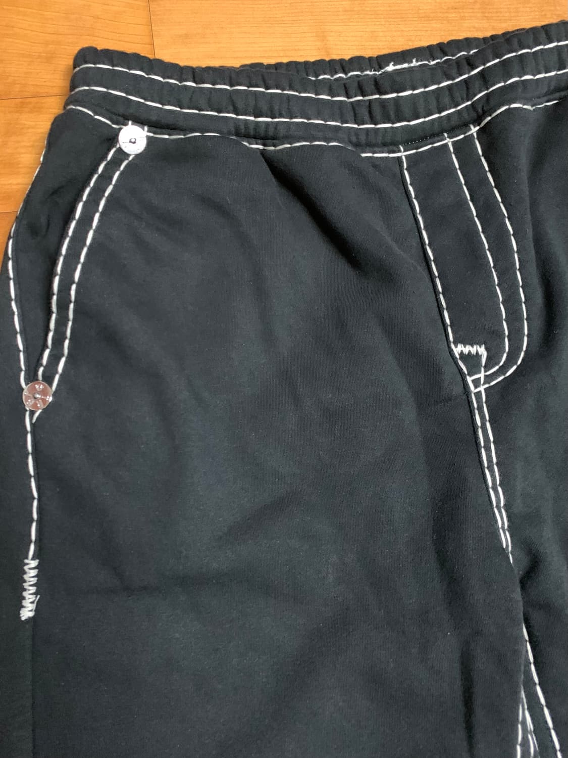 [S,M,L] 트루 릴리젼 Super T 와이드 스웻팬츠 상품이미지3