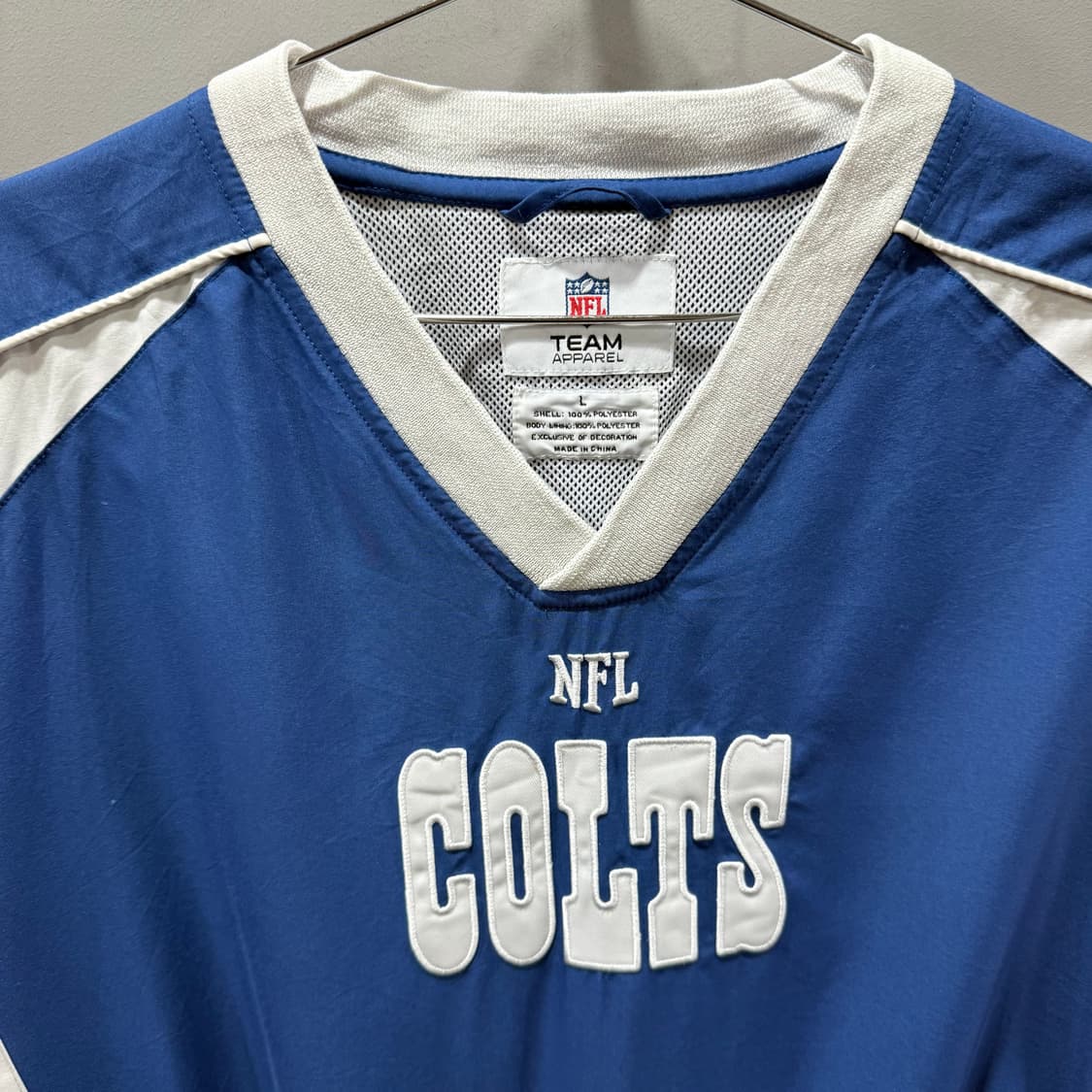 L NFL 팀 어패럴 COLTS USA 빈티지 웜업 롱슬리브 바막 티셔츠 상품이미지3