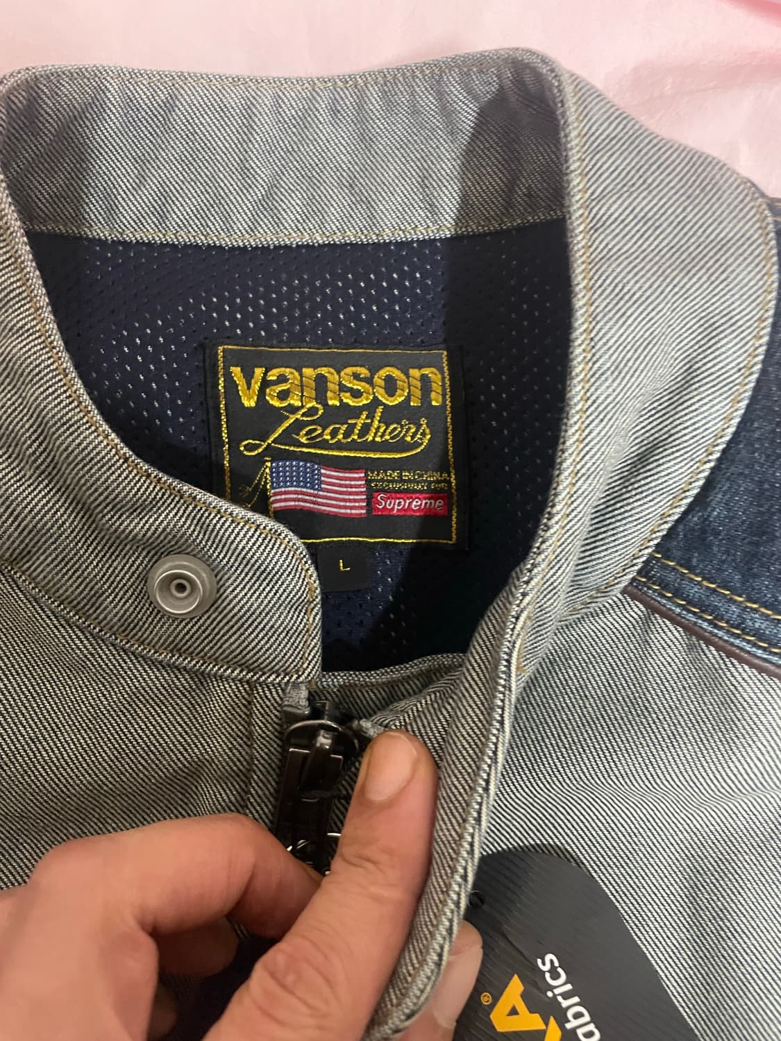 슈프림 벤슨 코듀라 네이비 L 상품이미지3