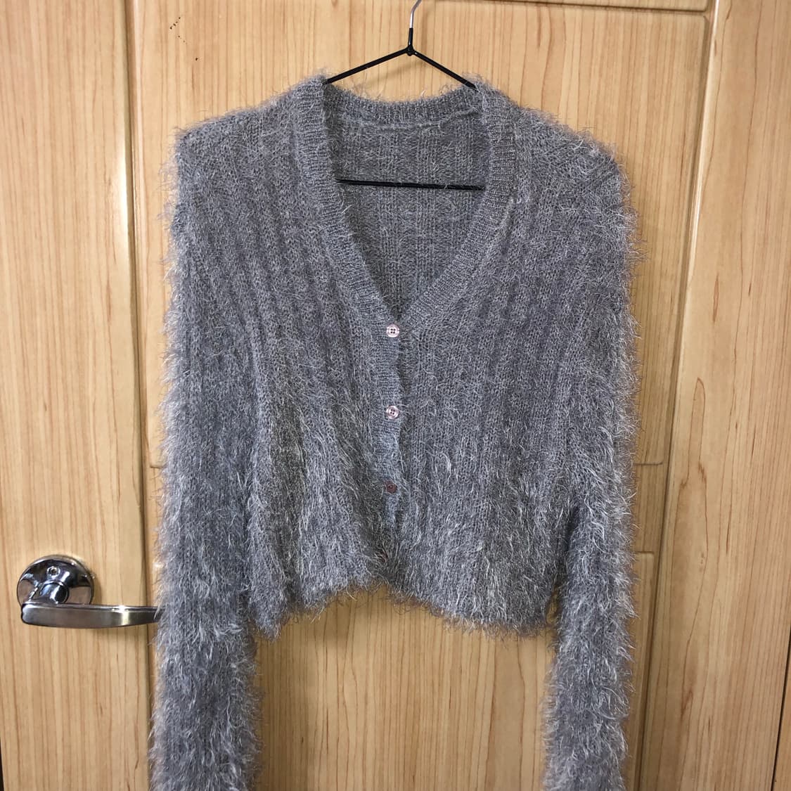 그레이 크롭 가디건 ✴️  상품이미지2