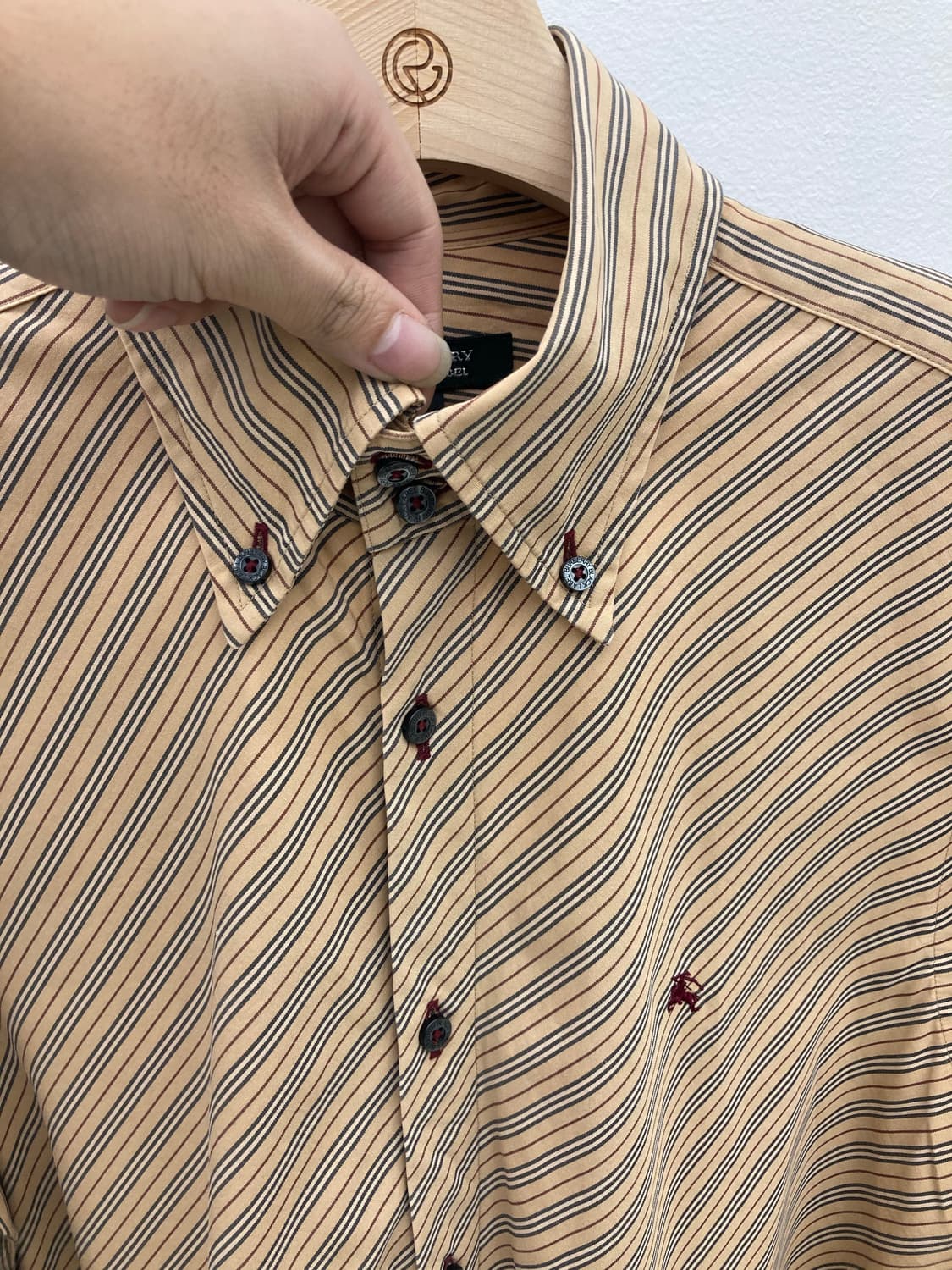 버버리 블랙라벨 스트라이프 셔츠 상품이미지5