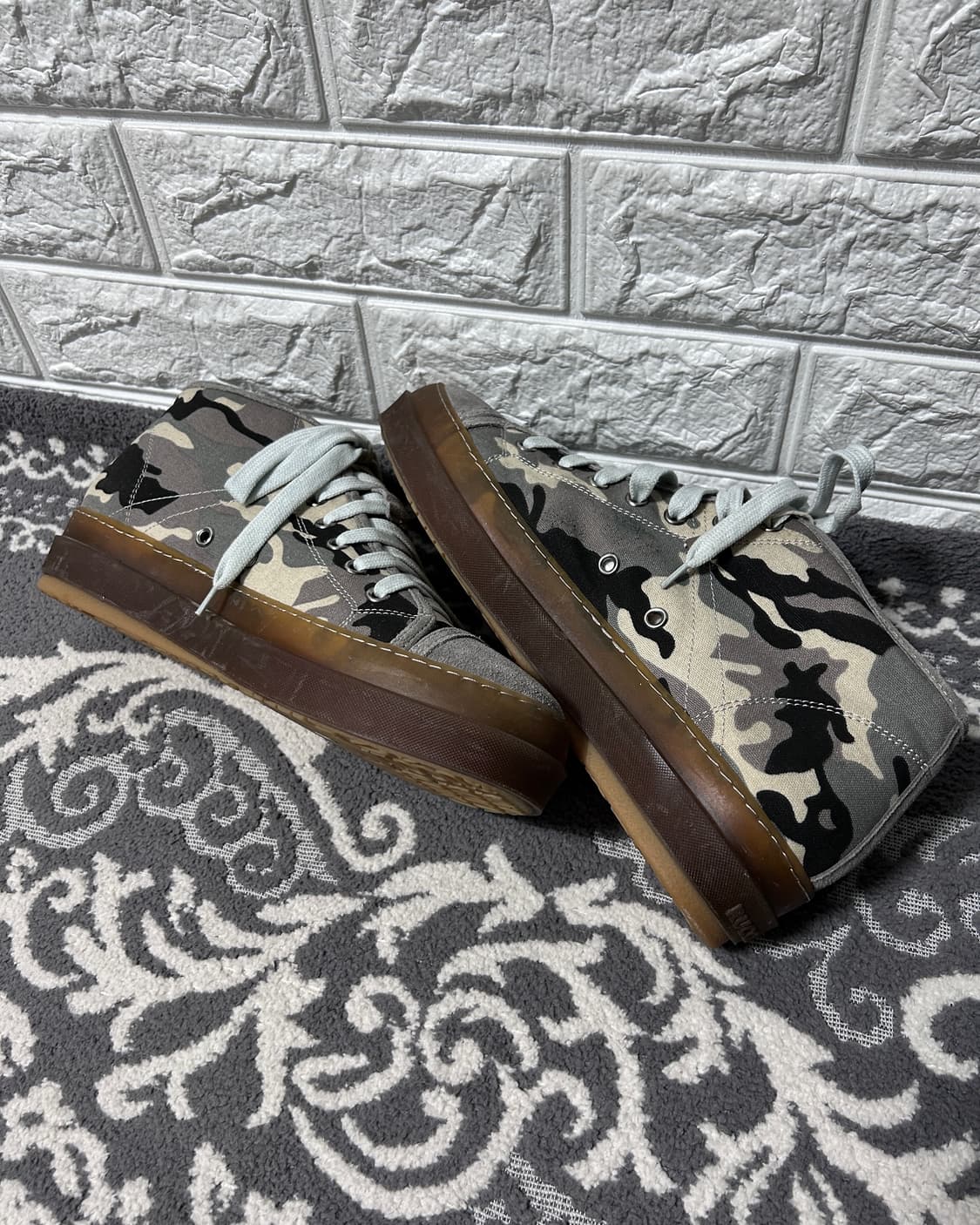 Ruco line 카모 검 솔 스니커즈 상품이미지3