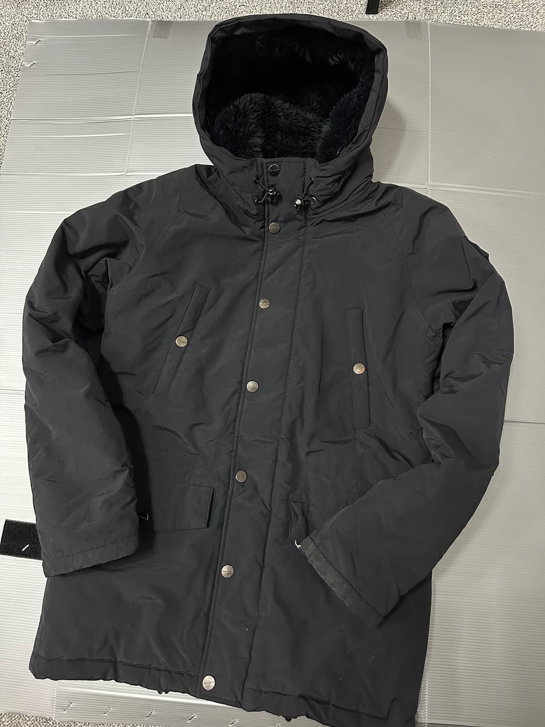 칼하트 점퍼 패딩 블랙 S 상품이미지1