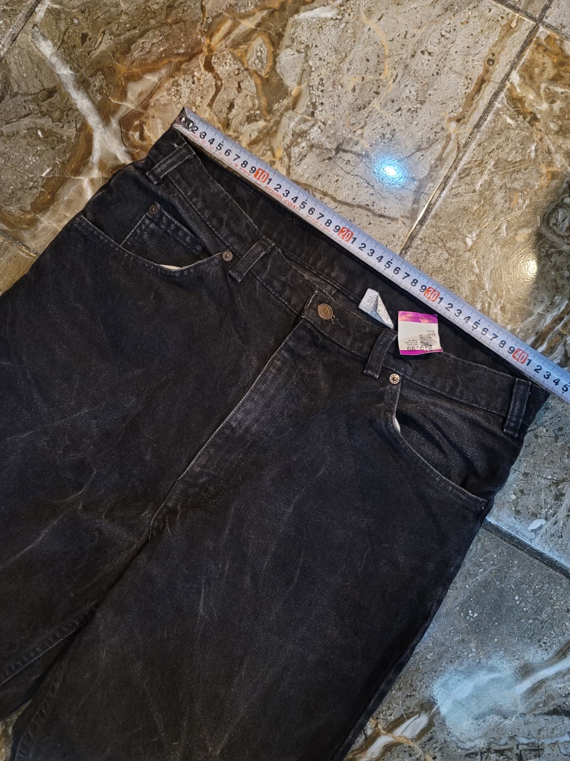 리바이스 흑청 오렌지탭 데님팬츠  상품이미지5