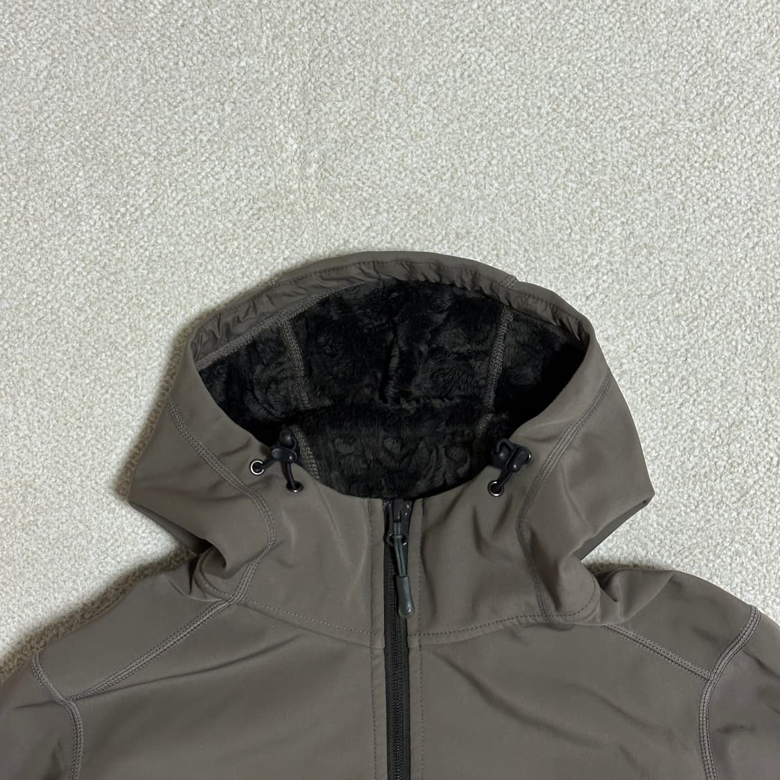 살레와 소프트쉘 후드 플리스 자켓 상품이미지6