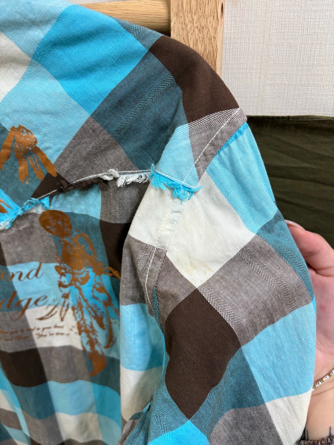 Gland edge 그런지 y2k 체크 셔츠 상품이미지8