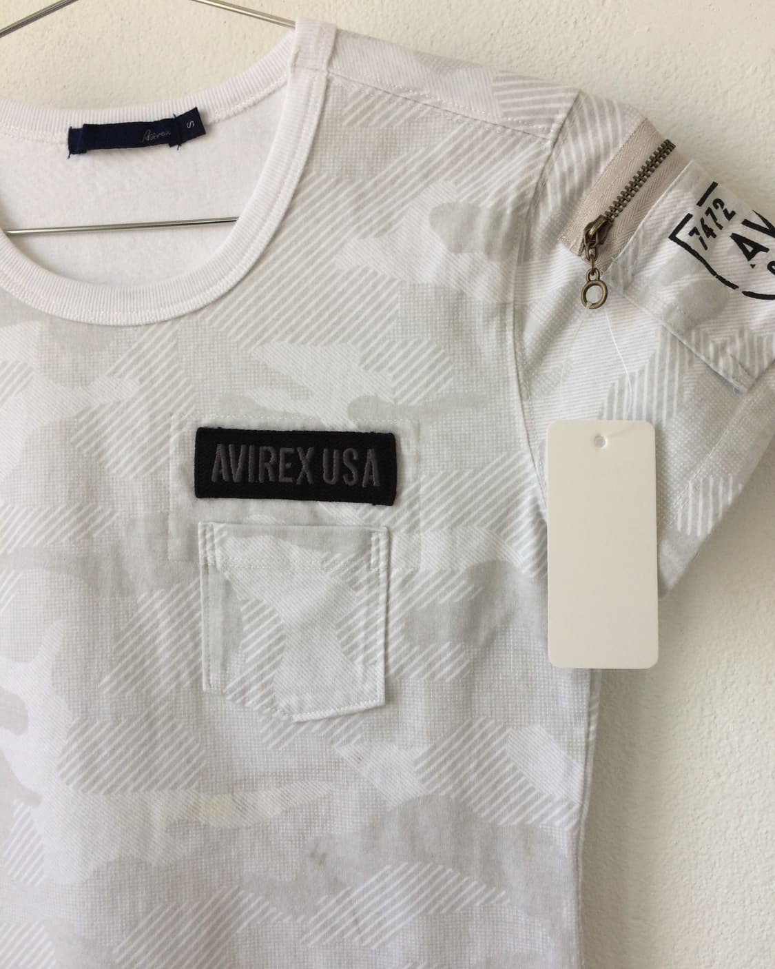 Avirex camo pattern t shirt 상품이미지5
