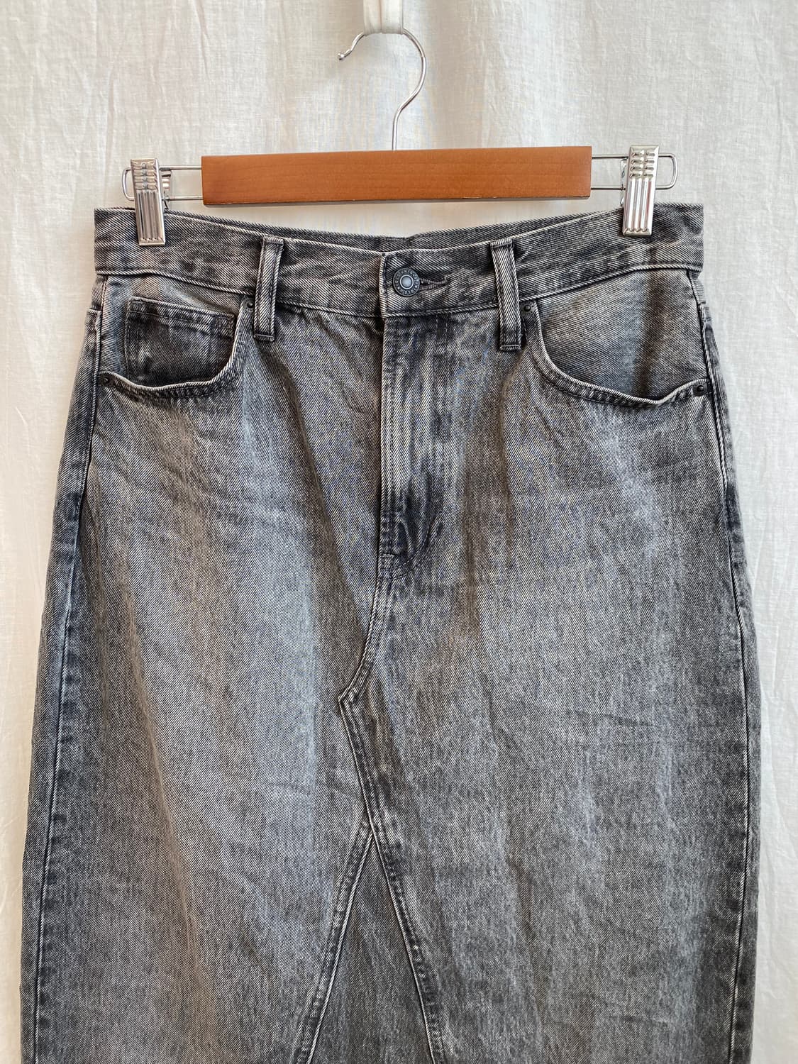 UNIQLO 흑청 데님스커트(27) 상품이미지3