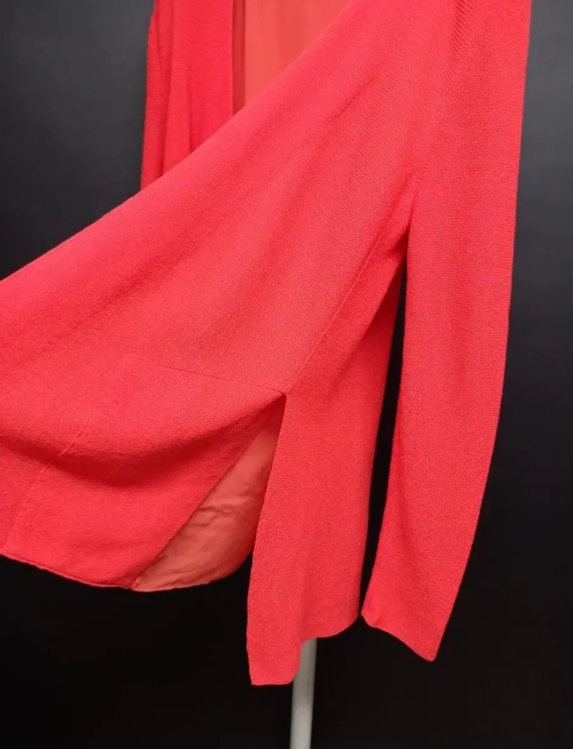 SJSJ 춘하추 코랄빛 쉬폰 니트 가디건 F 상품이미지5
