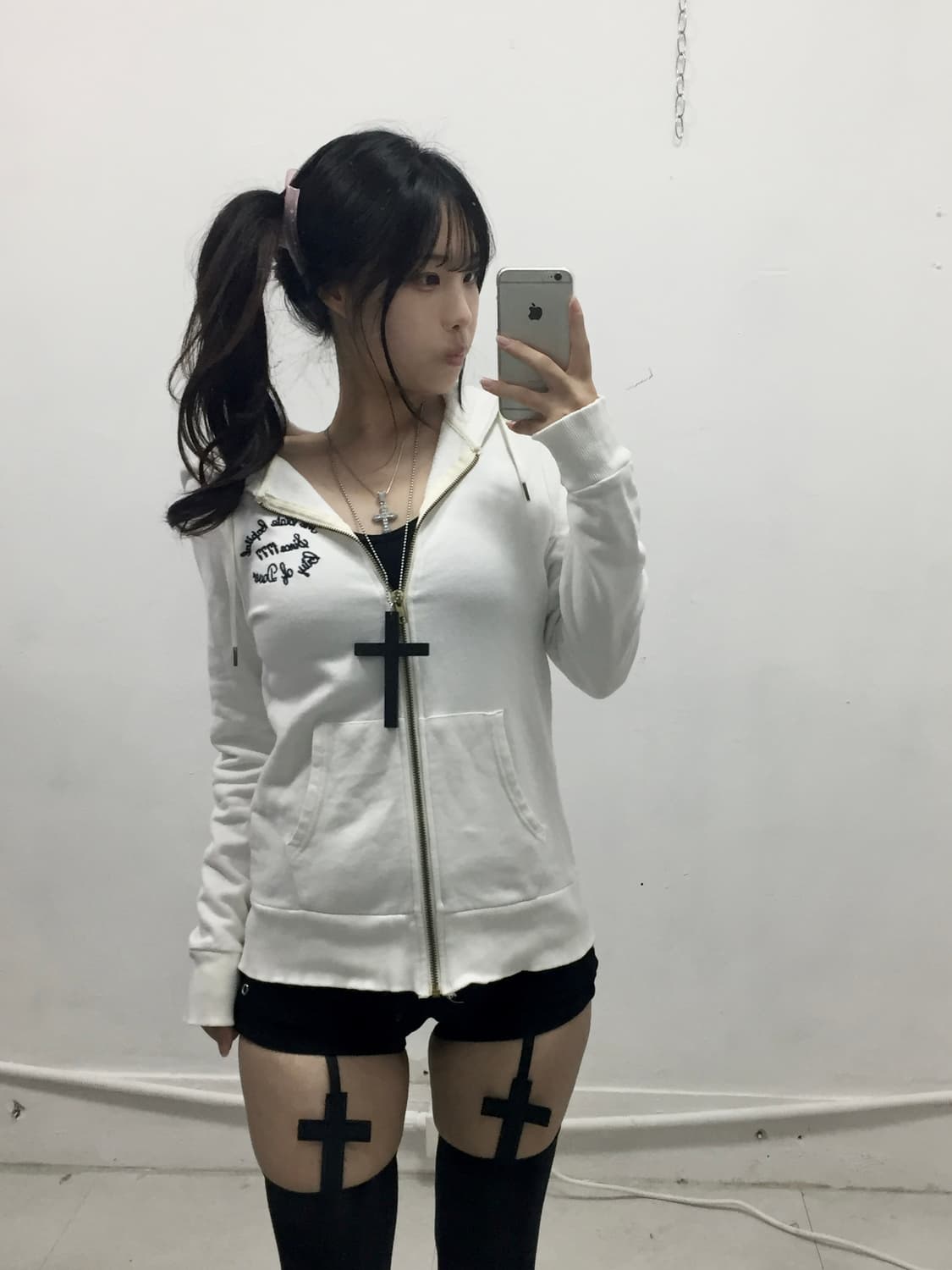 [BACK NUMBER] 백넘버 y2k 갸루 후드집업 상품이미지1