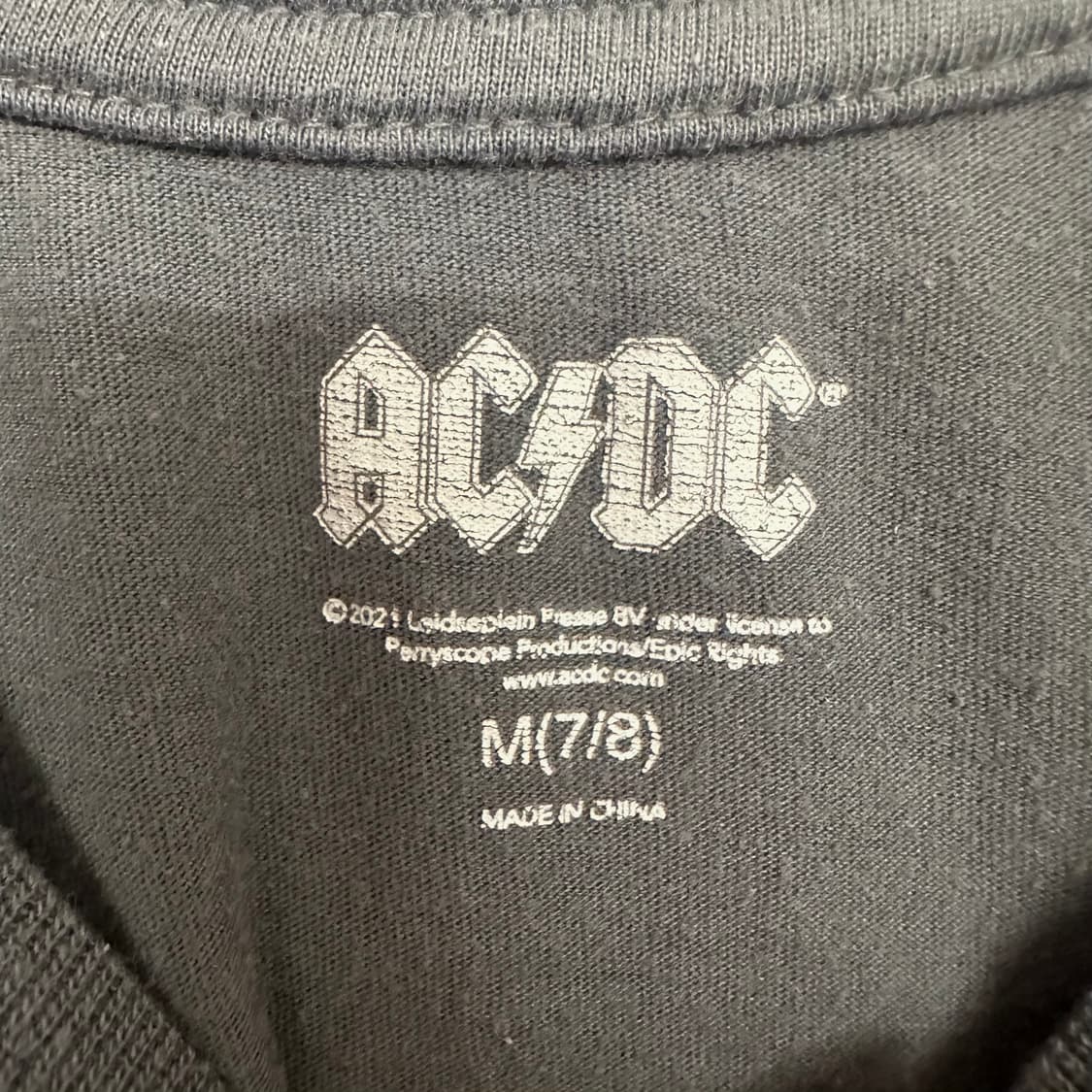 ACDC 오피셜 크롭티 상품이미지4