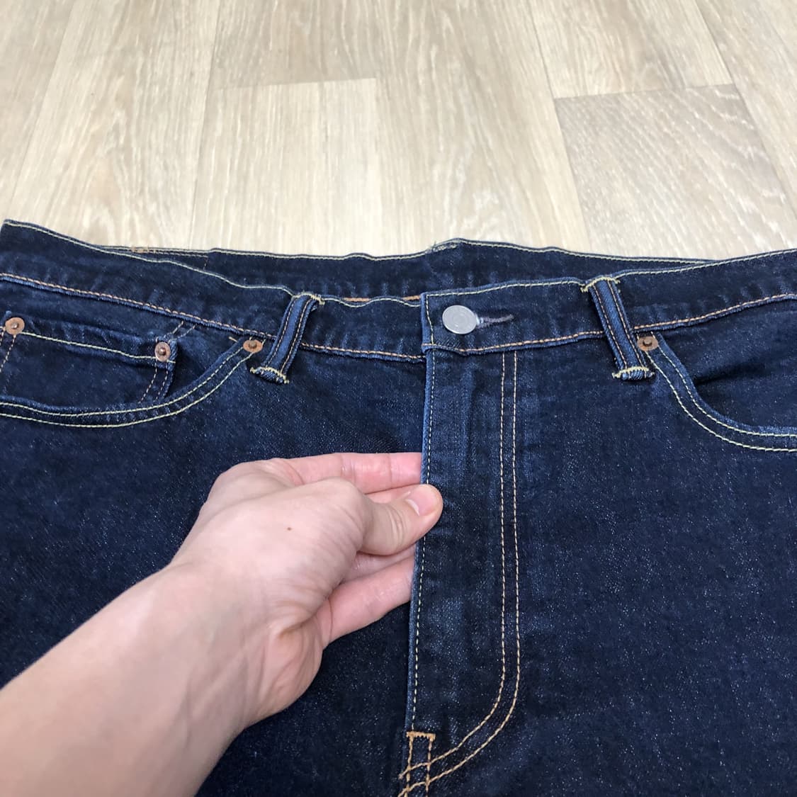 (36) 리바이스 Levi's 502 테이퍼드핏 중청 데님 상품이미지4