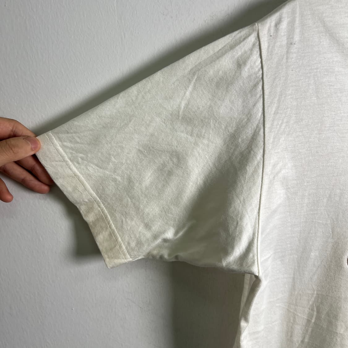 지아니 발렌티노 빈티지 화이트 반팔 티셔츠 M 상품이미지7