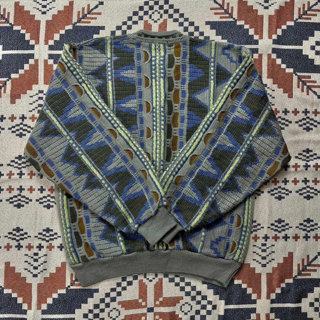 heath selection 쿠지 스타일 빈티지 울100 니트(실측확인) 상품이미지5