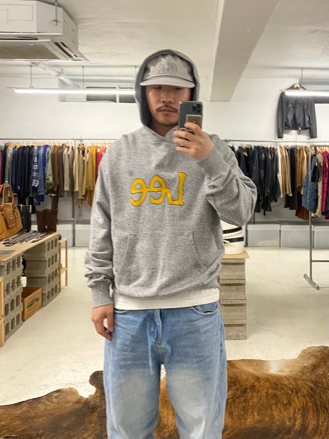 샵 세일중🔥 LEE hoodie 일본판 리 후드티 상품이미지2