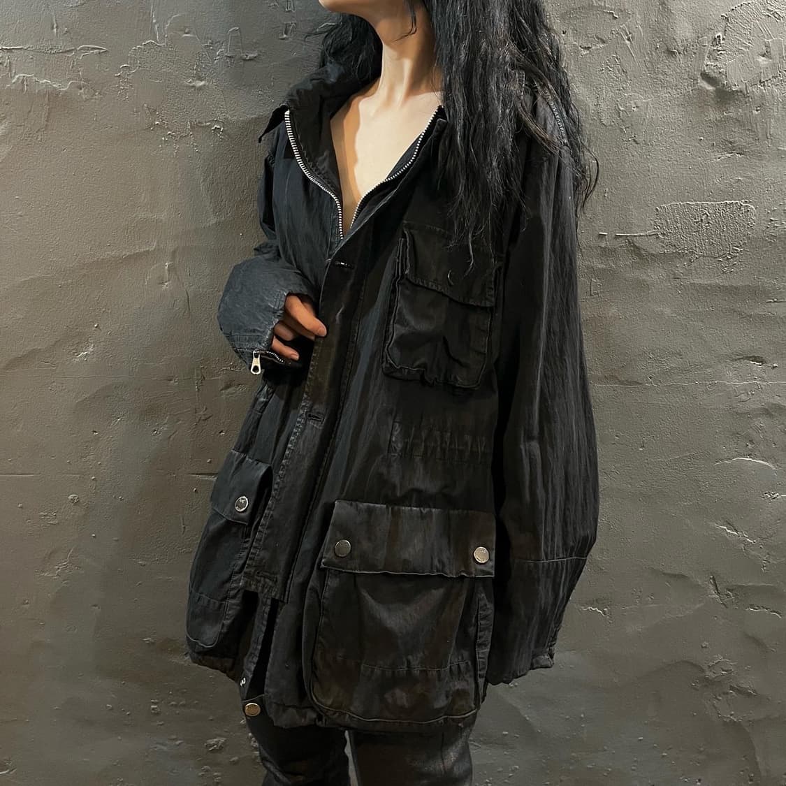 CP컴퍼니 고글 왁싱자켓 상품이미지4