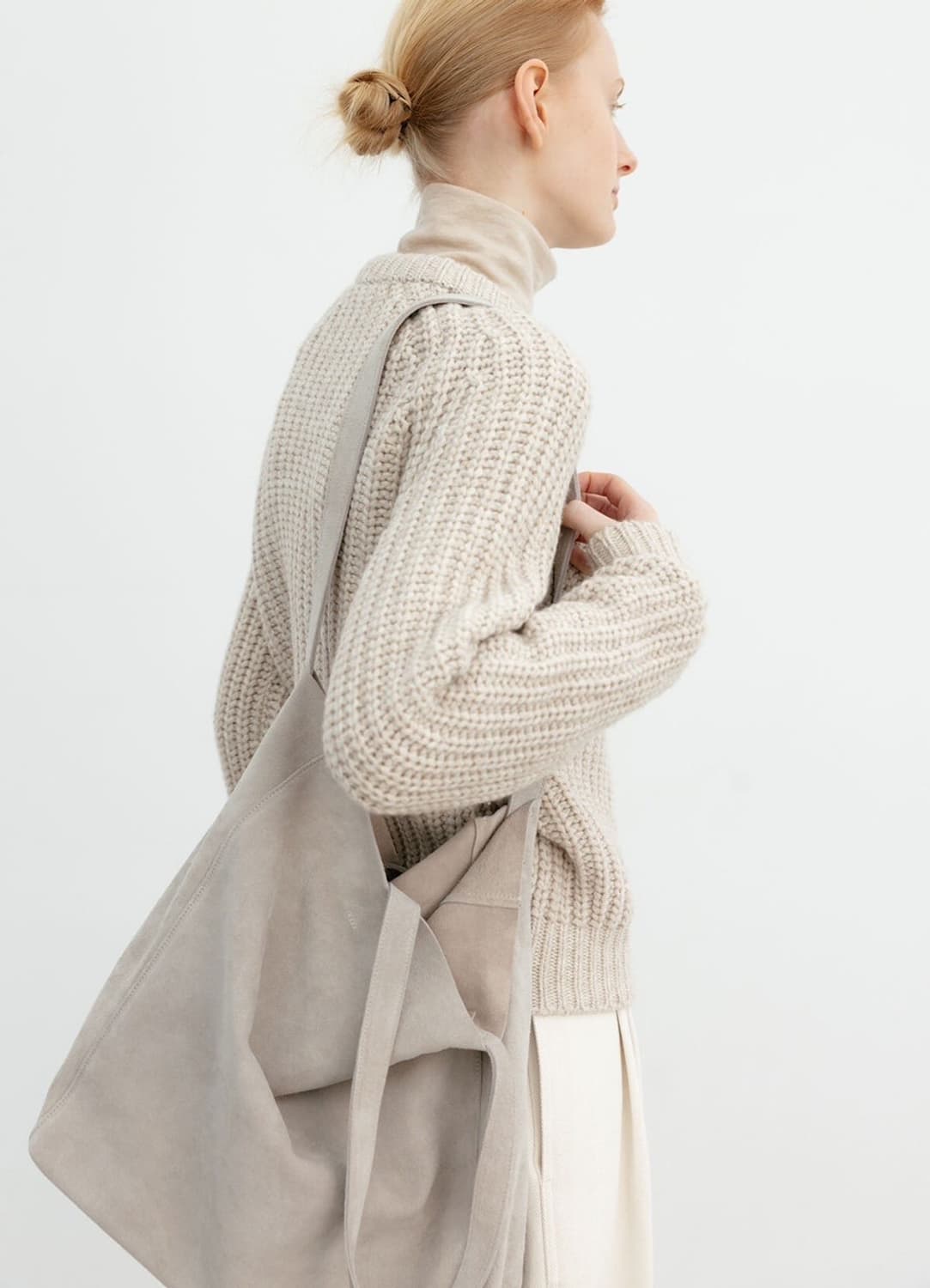 LFM 2-Way Shopper Bag Light Gray 상품이미지2