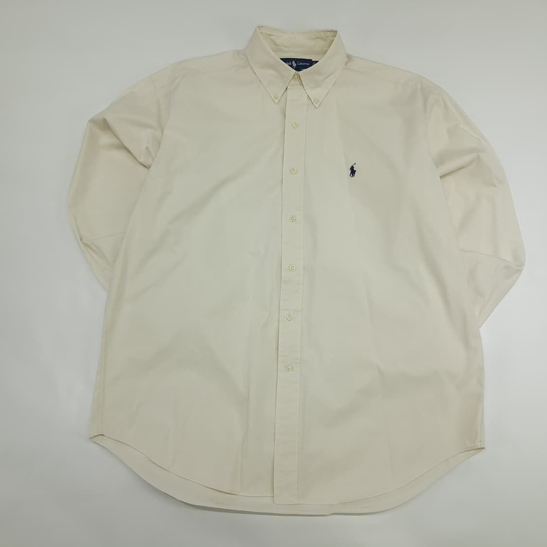 CN229 L 폴로 랄프로렌 골든 내츄럴 화이트 긴팔 셔츠 남방 상품이미지1