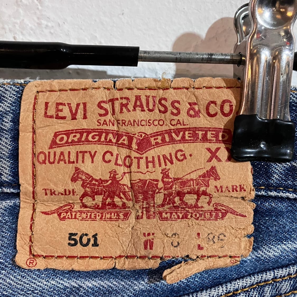 리바이스 501 데님팬츠 상품이미지5