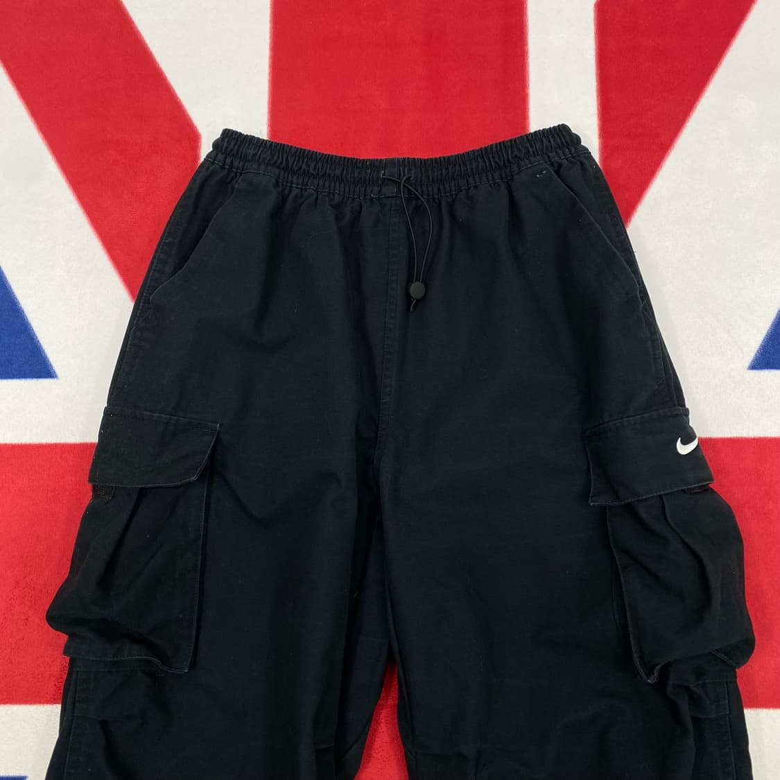 나이키 밴딩 와이드 스트링 카고팬츠 여성M  상품이미지2