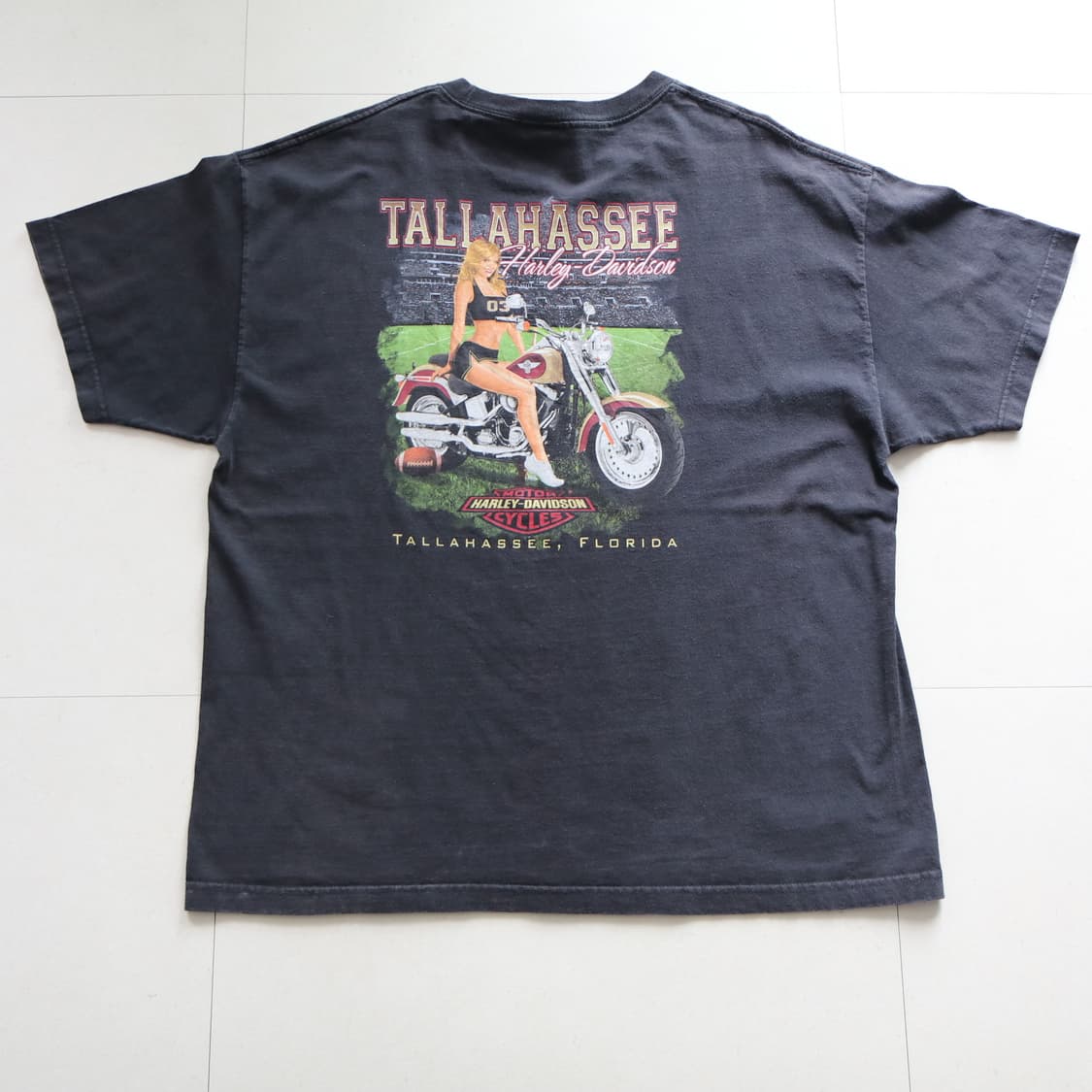 할리데이비슨 플로리다 핀업걸 반팔티 (2XL) 상품이미지6