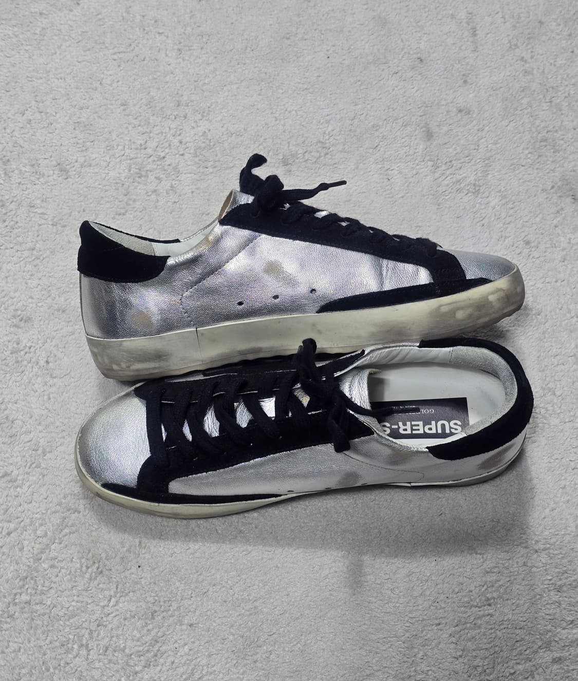 골든구스 비브람 실버 레더 슈퍼스타 41 상품이미지4